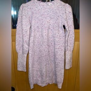 Janie And Jack Speckled Pink  Dress Size 14